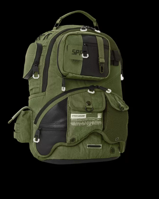 Sprayground Zaini Militari: Operazione Successo Tattico - Zaino Impermeabile con Tasche Speciali e Design Futurista (Edizione Limitata 2024)