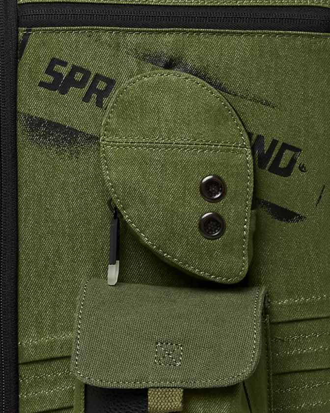 Sprayground | Valigia Cabina Commando Elite - Design Tattico Impermeabile con Sconto Flash (Trionfo JetSetter)