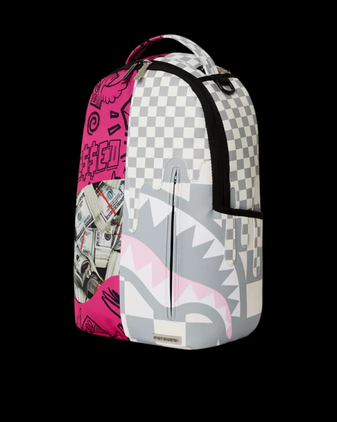 Zaino Sprayground Portafortuna Denaro Divisibile - Design Esclusivo DLXV con Tasche Organizzate