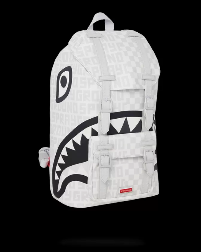 Zaino Sprayground Hills - Design Urbano con Dettagli Splittati in Perla