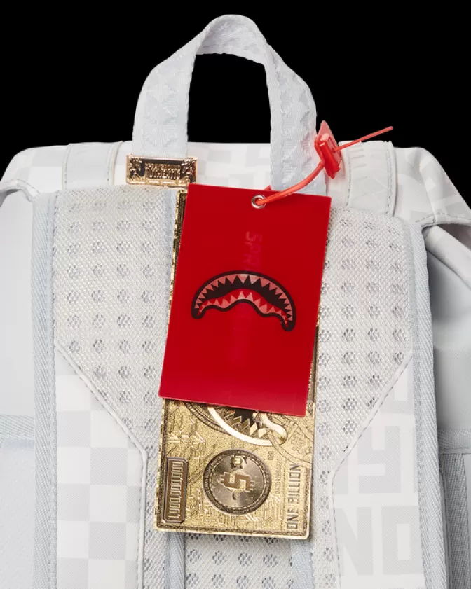 Zaino Sprayground Hills - Design Urbano con Dettagli Splittati in Perla