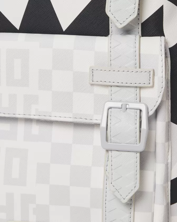 Zaino Sprayground Hills - Design Urbano con Dettagli Splittati in Perla
