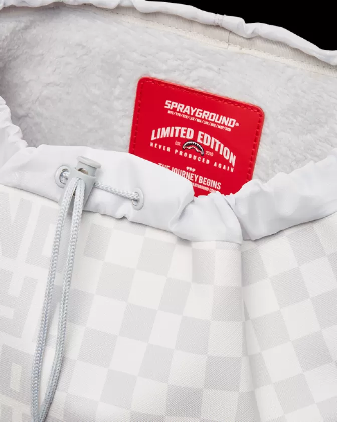 Zaino Sprayground Hills - Design Urbano con Dettagli Splittati in Perla