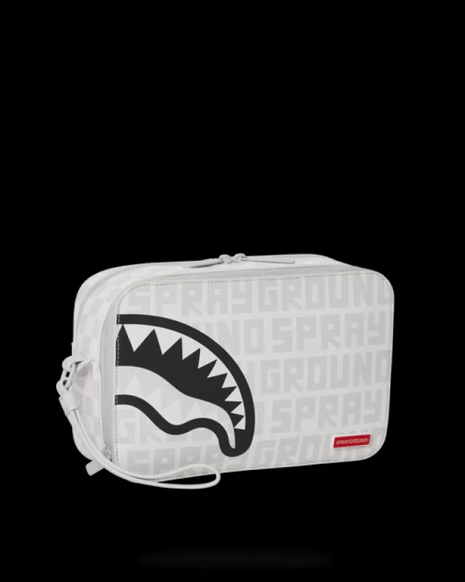 Sprayground Porta Valori Split Check – Borsa Cosmetici Elegante con Design Perla