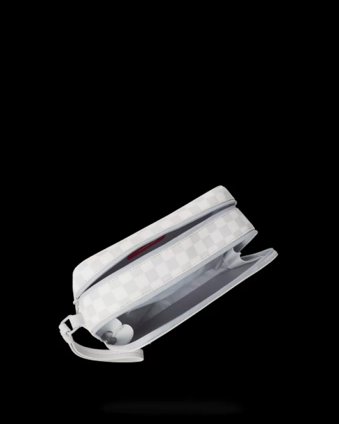 Sprayground Porta Valori Split Check – Borsa Cosmetici Elegante con Design Perla