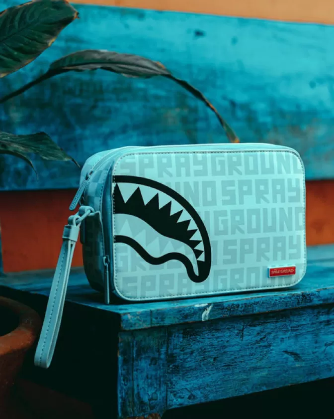 Sprayground Porta Valori Split Check – Borsa Cosmetici Elegante con Design Perla