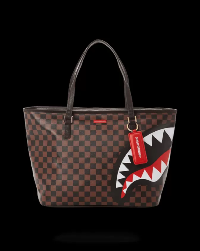 Sprayground Split the Check - Borsa Tracolla Multifunzione con Design Condiviso