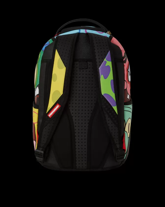 Sprayground - Zaino Fashion con Stampa SpongeBob | Design Unico e Tessuto Premium | Modello DLXV