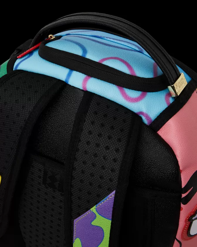 Sprayground - Zaino Fashion con Stampa SpongeBob | Design Unico e Tessuto Premium | Modello DLXV