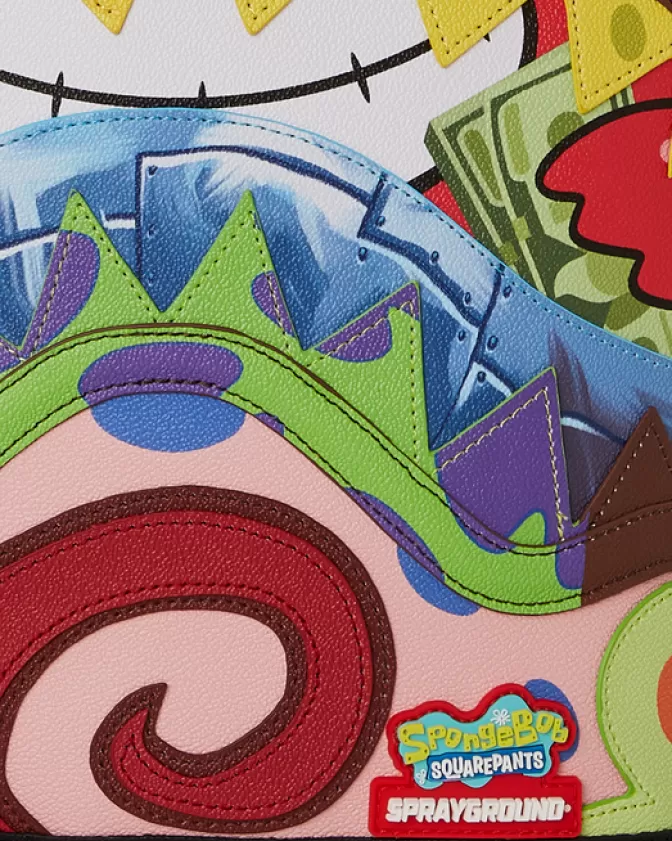 Sprayground - Zaino Fashion con Stampa SpongeBob | Design Unico e Tessuto Premium | Modello DLXV