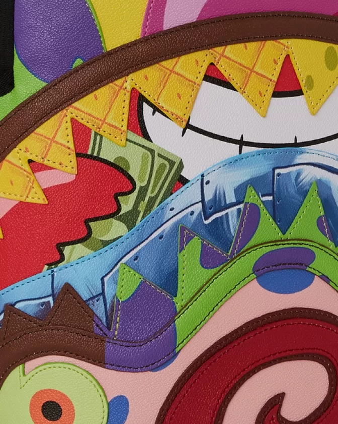Sprayground - Zaino Fashion con Stampa SpongeBob | Design Unico e Tessuto Premium | Modello DLXV