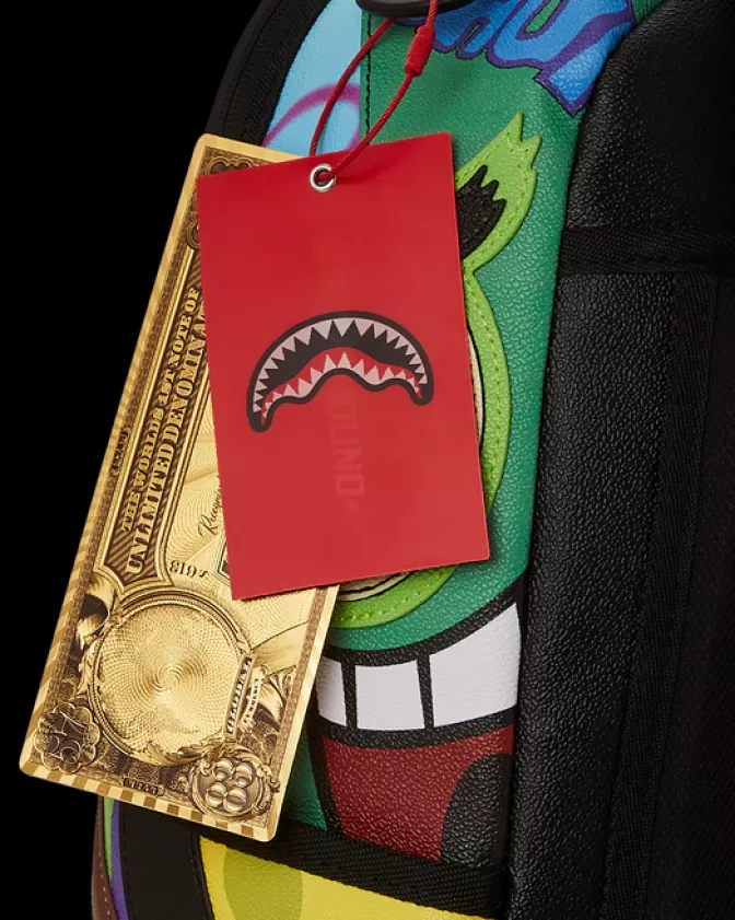 Sprayground - Zaino Fashion con Stampa SpongeBob | Design Unico e Tessuto Premium | Modello DLXV