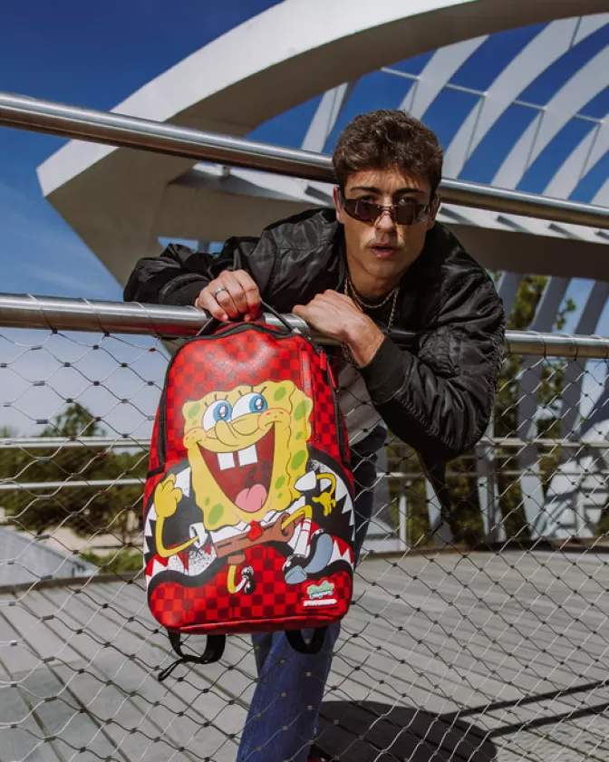 Zaino Sprayground Edizione Limitata SpongeBob: Hello World Design Esclusivo (DLXV)