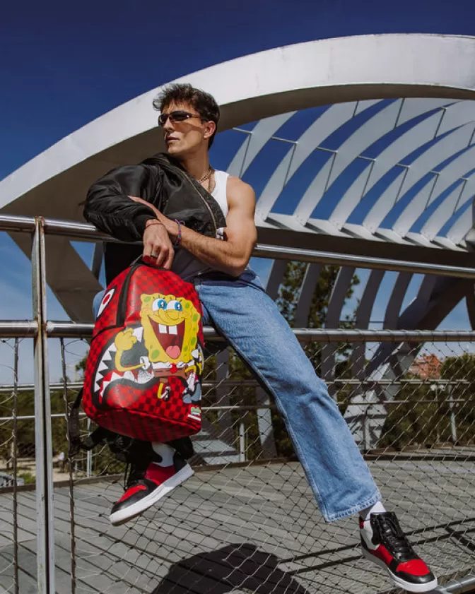 Zaino Sprayground Edizione Limitata SpongeBob: Hello World Design Esclusivo (DLXV)