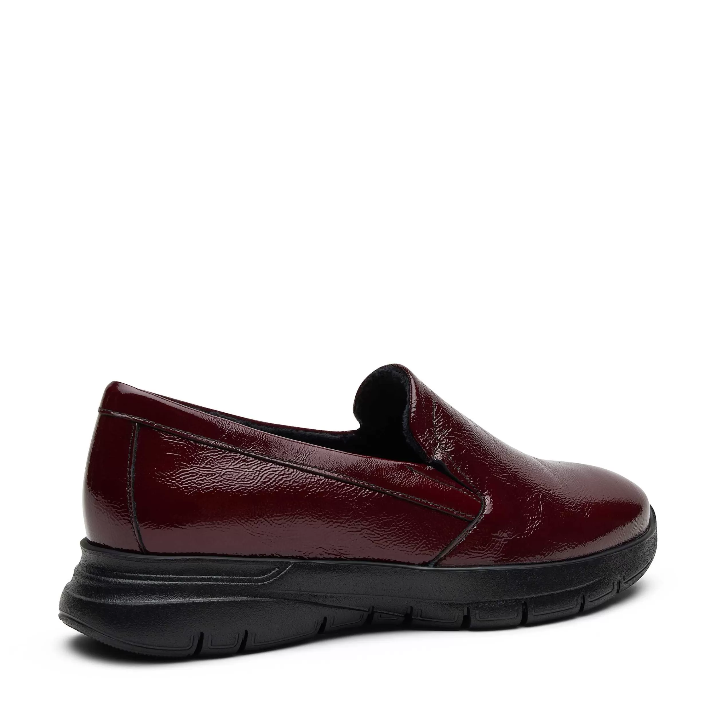 Scarpe Sportive Slip-On Donna in Pelle Laccata - Design Elegante e Confortevole Senza Lacci