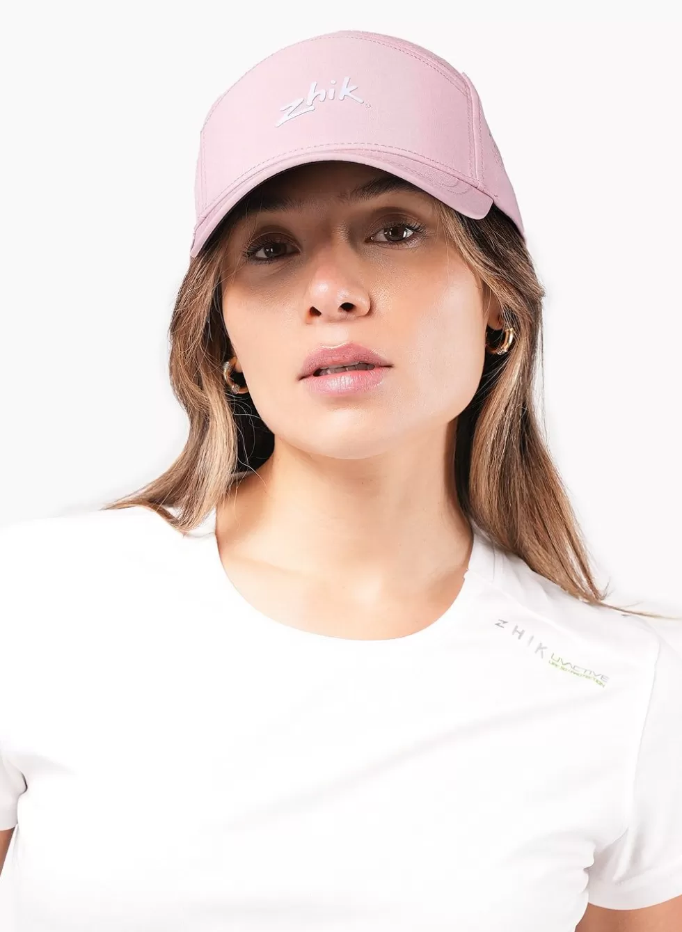 Cappellino sportivo in edizione limitata - Accessorio estivo rosa confetto per donna con visiera regolabile
