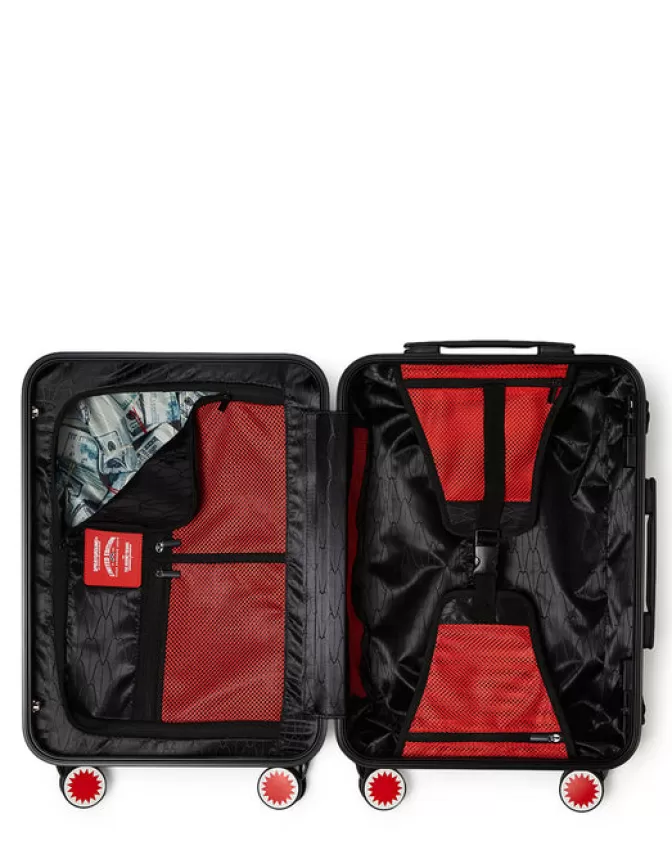 Valigia da Cabina Ultraleggera SharknauTECH Rigida - Design SprayGatti Revv | Nuova Linea Sprayground