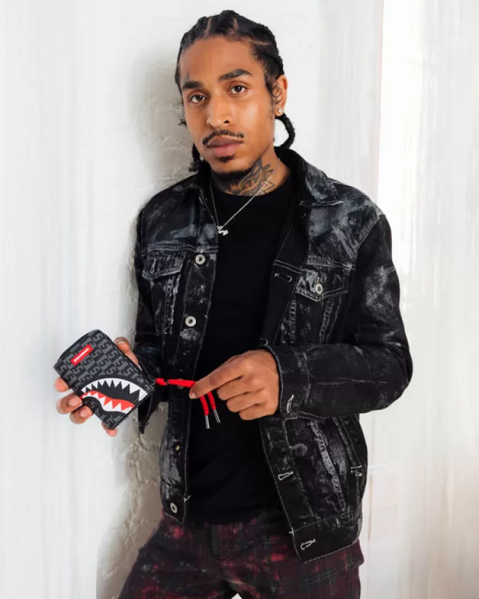 Sprayground - Portafoglio Uomo Spraygatti Revv con Design Futuristico e Stile Urbano