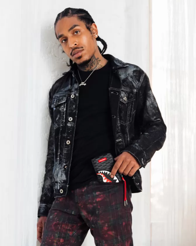Sprayground - Portafoglio Uomo Spraygatti Revv con Design Futuristico e Stile Urbano