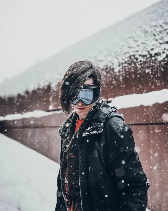 Occhiali da Sci Sprayground Stile Squalo - 3 Lenti Intercambiabili Impermeabili per Avventure Invernali
