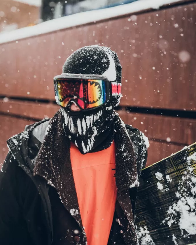 Occhiali da Sci Sprayground Stile Squalo - 3 Lenti Intercambiabili Impermeabili per Avventure Invernali