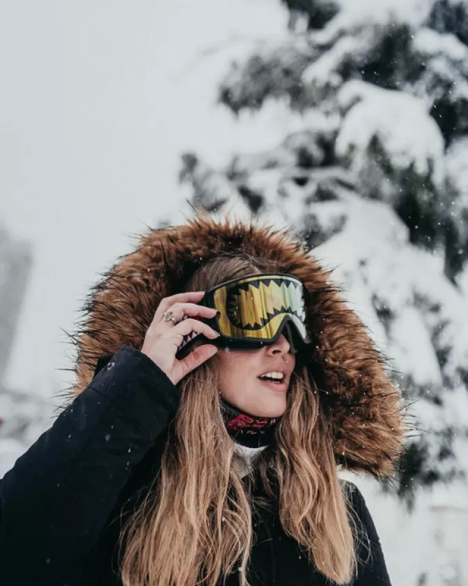 Occhiali da Sci Sprayground Stile Squalo - 3 Lenti Intercambiabili Impermeabili per Avventure Invernali