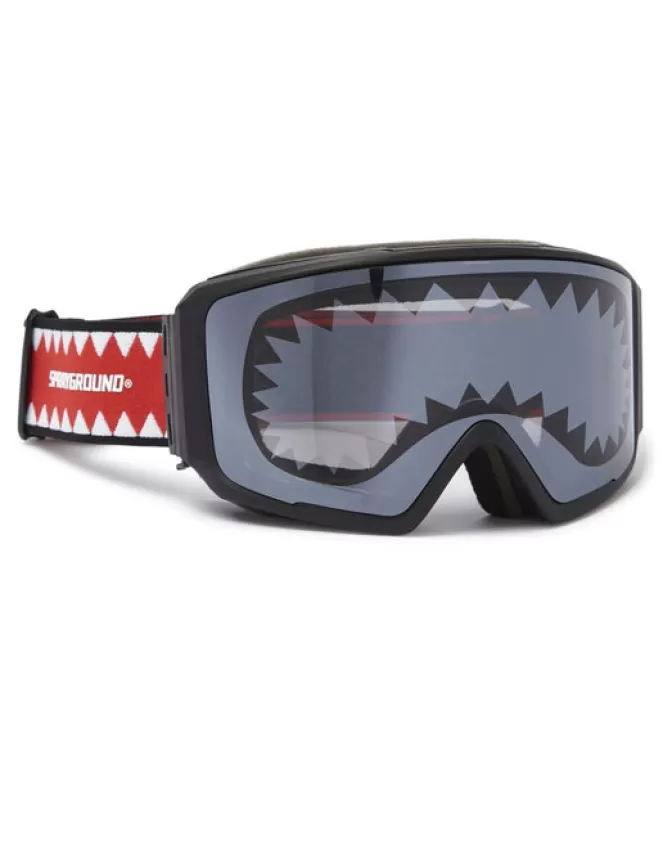 Occhiali da Sci Sprayground Stile Squalo - 3 Lenti Intercambiabili Impermeabili per Avventure Invernali