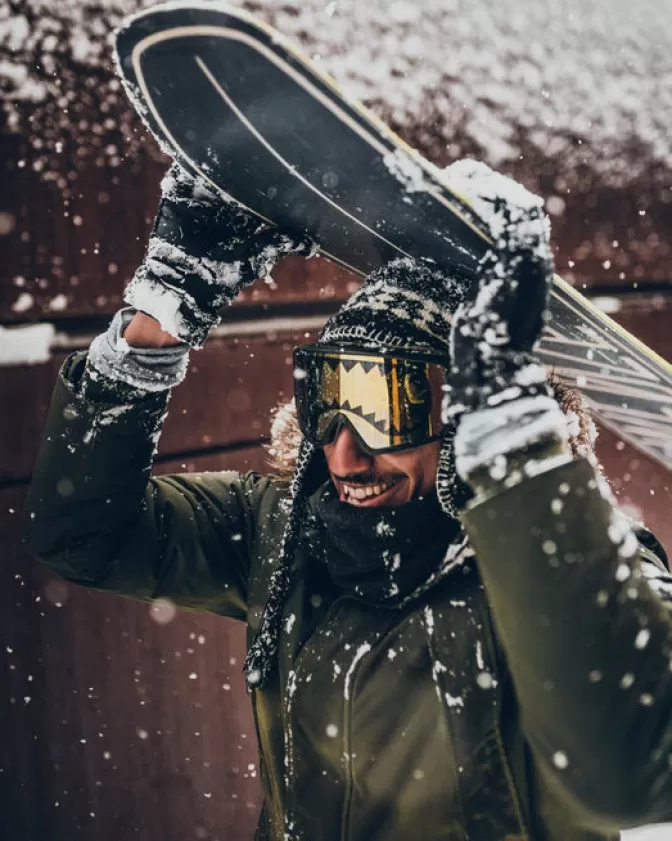 Occhiali da Sci Sprayground Stile Squalo - 3 Lenti Intercambiabili Impermeabili per Avventure Invernali