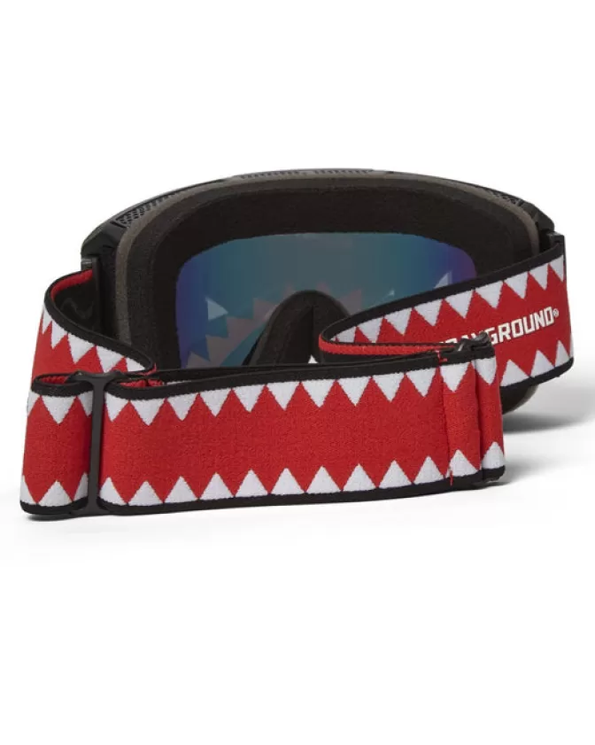 Occhiali da Sci Sprayground Stile Squalo - 3 Lenti Intercambiabili Impermeabili per Avventure Invernali