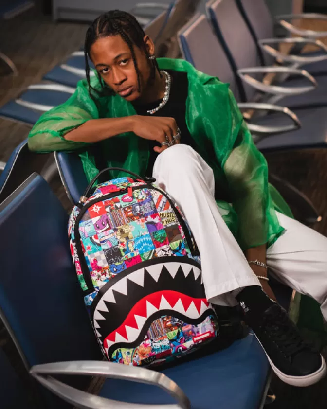 Zaino SprayGround Design Unico - Edizione Limitata DLXV per Stile Urbano e Funzionalità