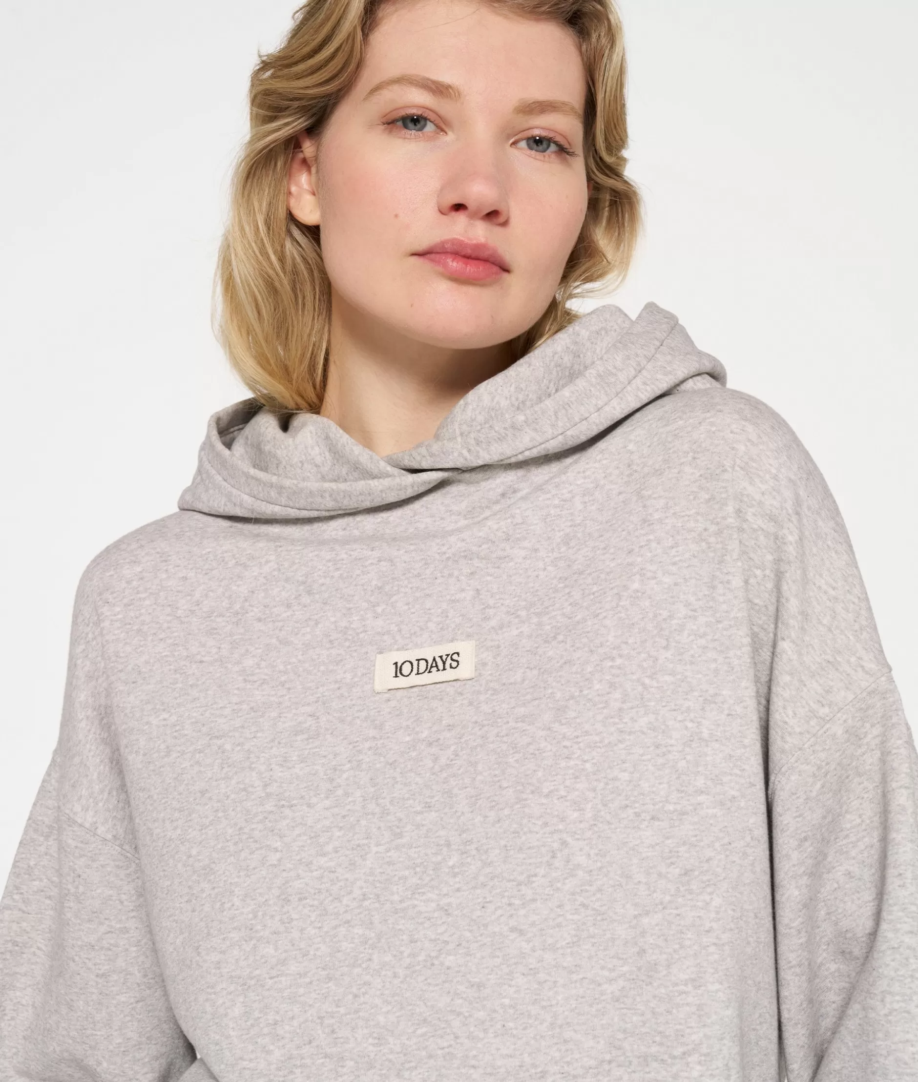 Felpa con Cappuccio Donna 10DAYS - Stile Casual e Grafica Unica