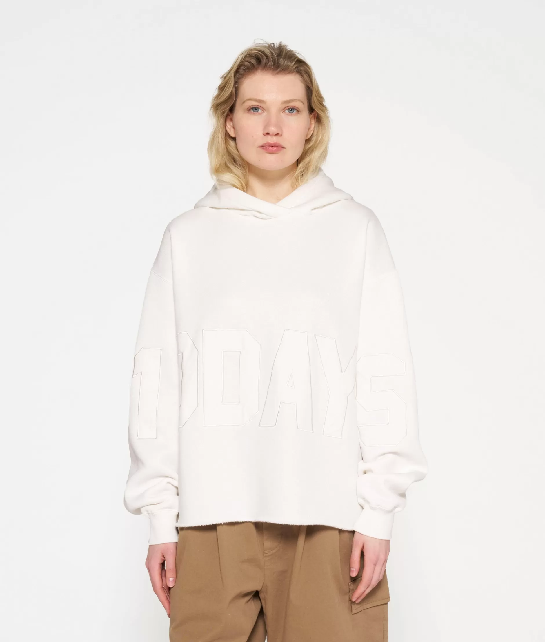 Felpa con Cappuccio 10DAYS Donna - Logo Ricamato, Stile Urban e Comfort Moderno