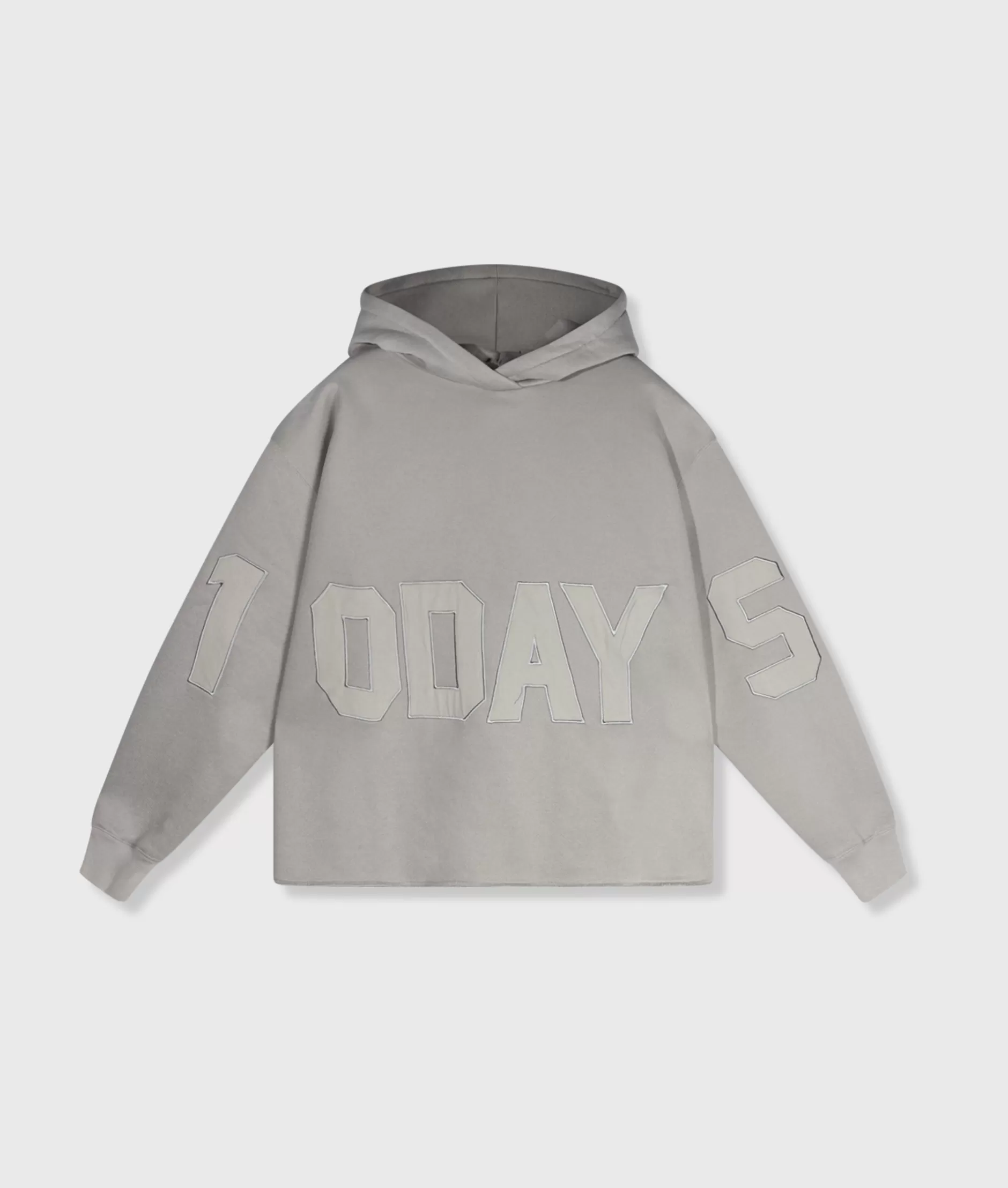 Felpa con Cappuccio Donna 10DAYS - Stilista con Ricamo Logo e Toppa Decorativa Urban