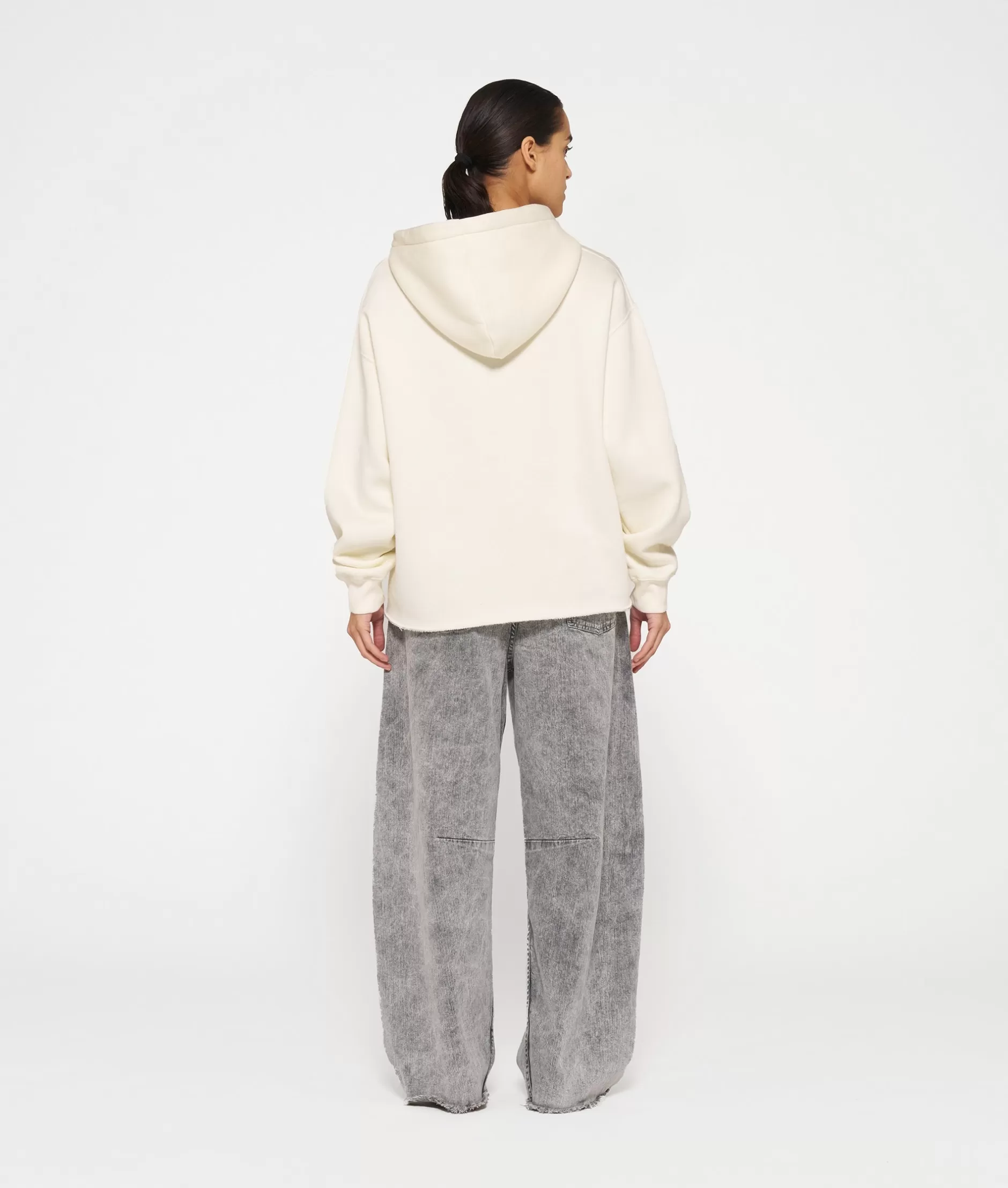 Felpa Donna 10DAYS - Cappuccio con Logo Stampa Unica, Confortevole e Stile Urban