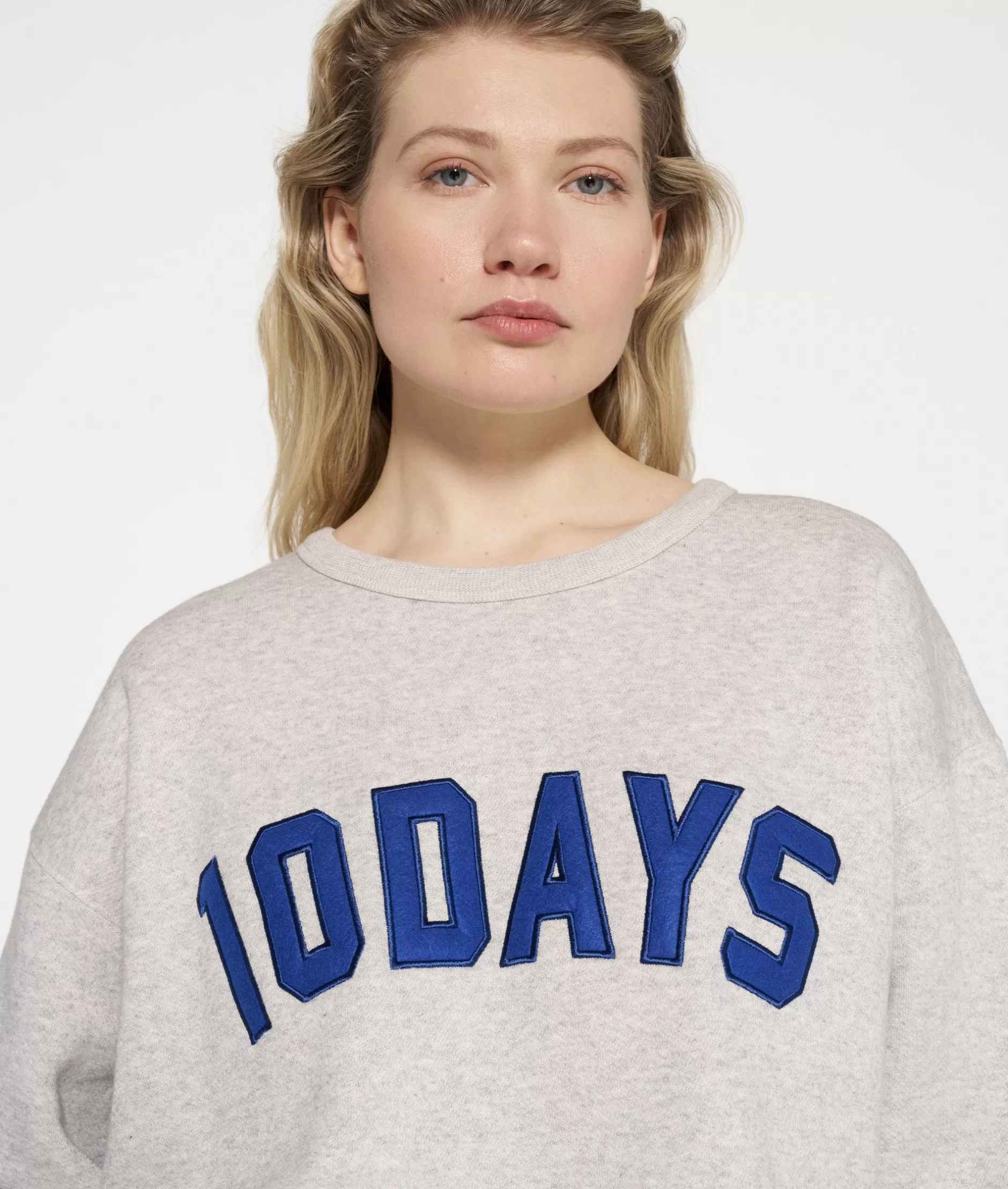 Donna Felpa 10GIORNI - Stile Unico con Design a Tuta Morbida per Look Casual
