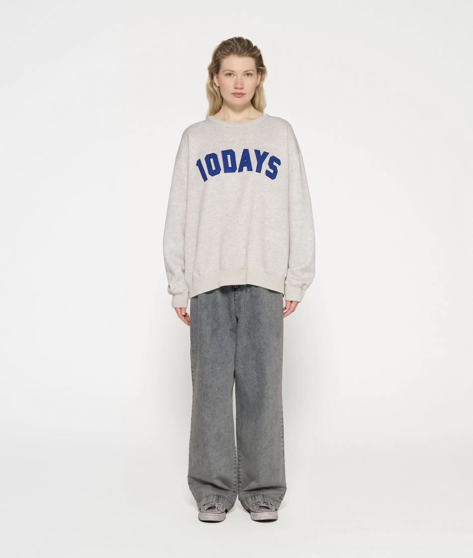 Donna Felpa 10GIORNI - Stile Unico con Design a Tuta Morbida per Look Casual