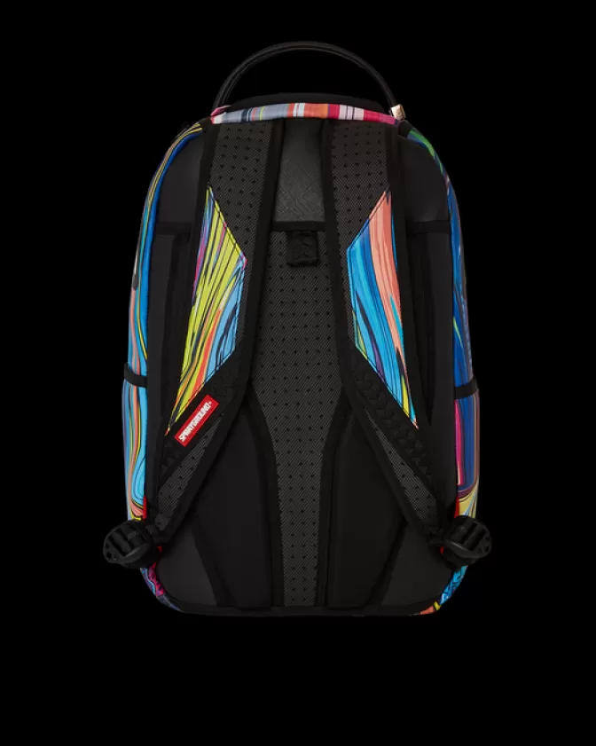 Zaino Sprayground Fusione Grafica Originale - Stile Unisex Impermeabile con Design Sciogli-Mente