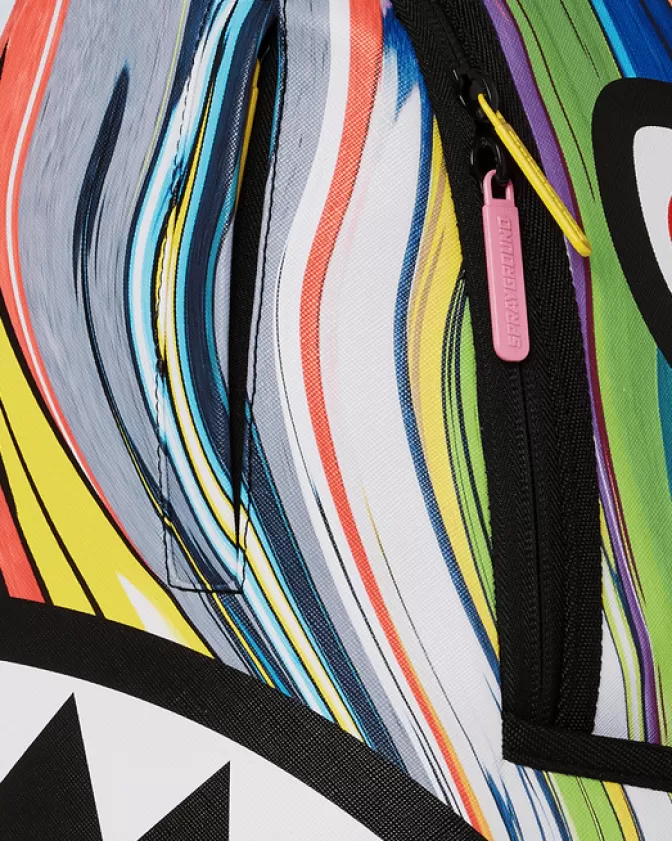 Zaino Sprayground Fusione Grafica Originale - Stile Unisex Impermeabile con Design Sciogli-Mente