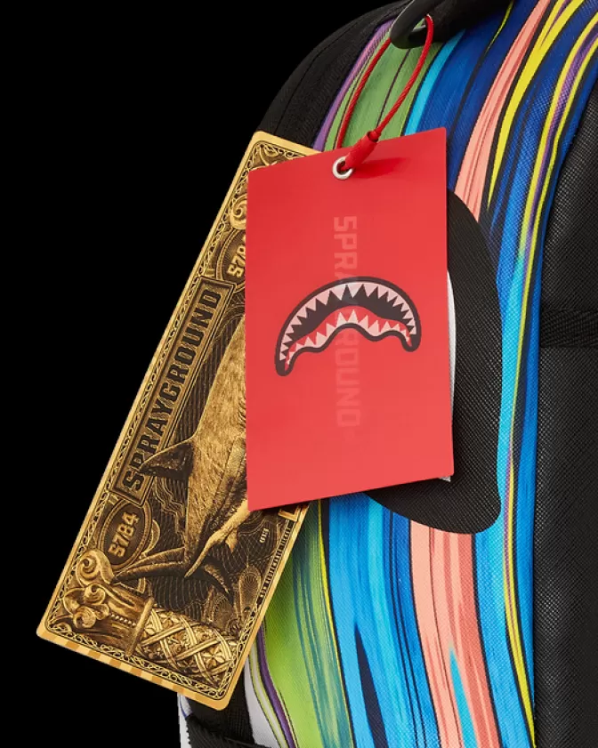 Zaino Sprayground Fusione Grafica Originale - Stile Unisex Impermeabile con Design Sciogli-Mente