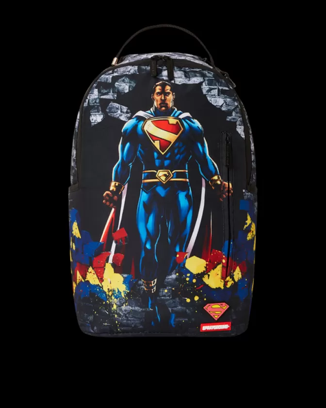 Zaini Sprayground Superman: Stile Iconico, Avventura Senza Limiti - Design Edizione Speciale per Viaggi Dinamici