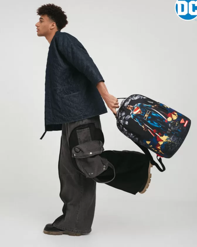 Zaini Sprayground Superman: Stile Iconico, Avventura Senza Limiti - Design Edizione Speciale per Viaggi Dinamici
