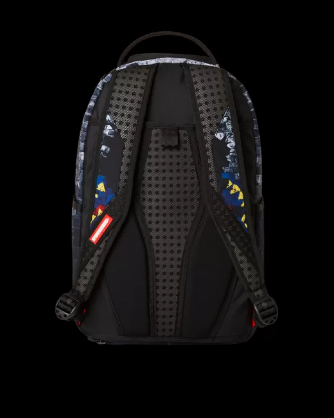 Zaini Sprayground Superman: Stile Iconico, Avventura Senza Limiti - Design Edizione Speciale per Viaggi Dinamici