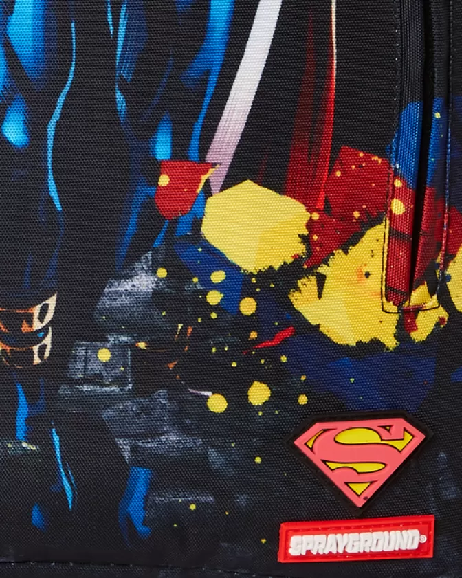 Zaini Sprayground Superman: Stile Iconico, Avventura Senza Limiti - Design Edizione Speciale per Viaggi Dinamici