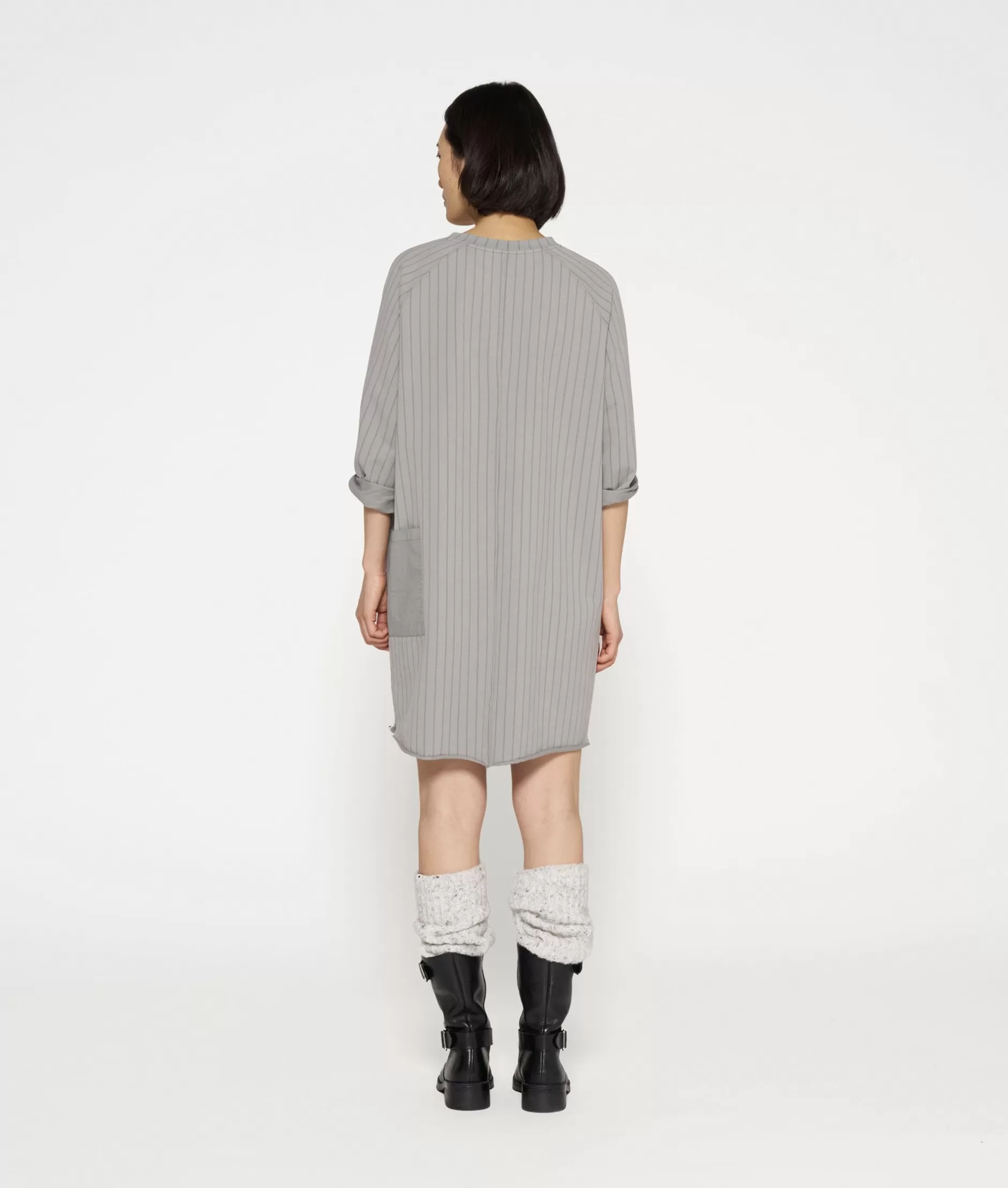 Abito Felpa Donna Collezione 10DAYS - Righe Sottili Casual Chic, Confortevole per Look Giornaliero e Serale