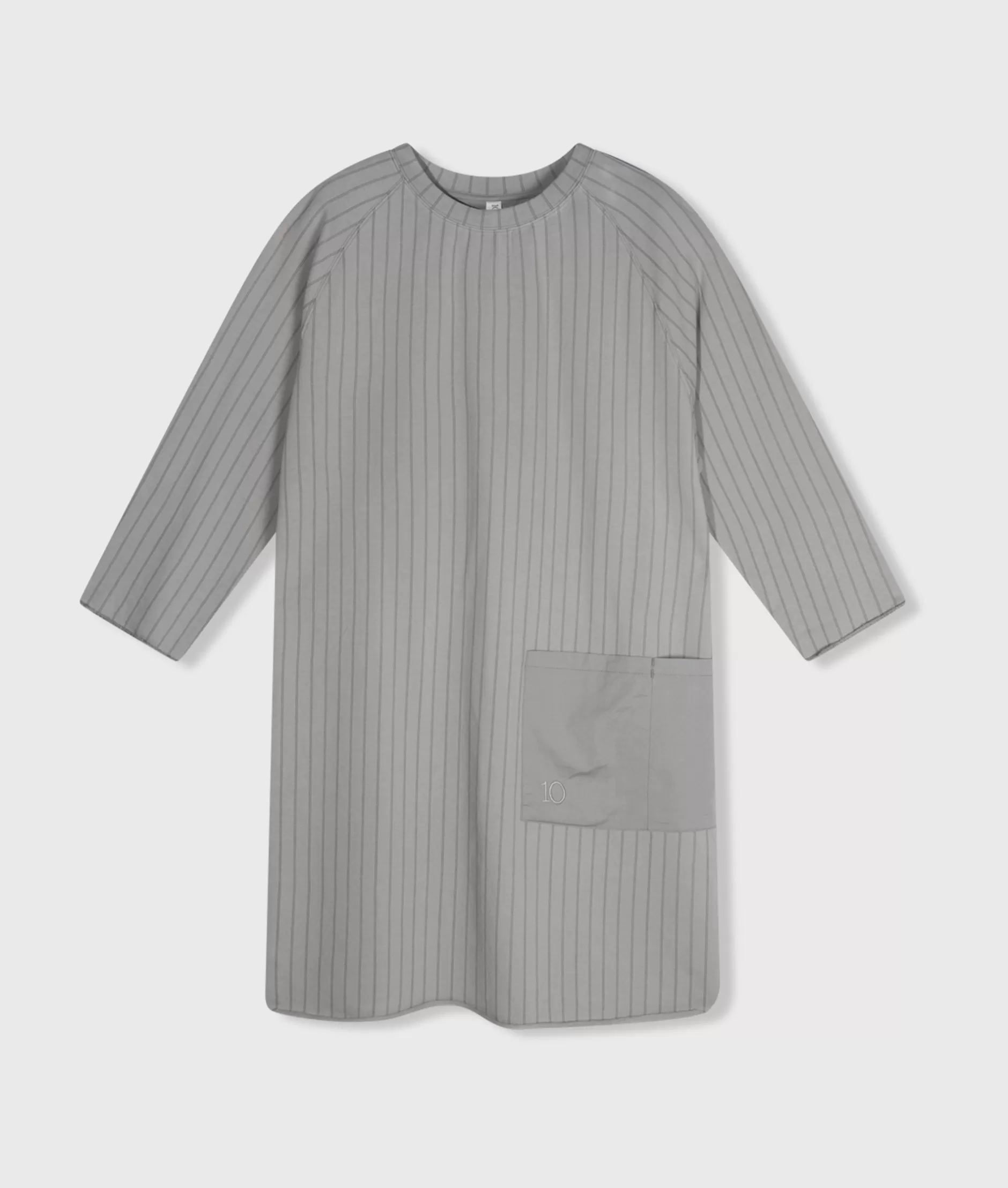 Abito Felpa Donna Collezione 10DAYS - Righe Sottili Casual Chic, Confortevole per Look Giornaliero e Serale