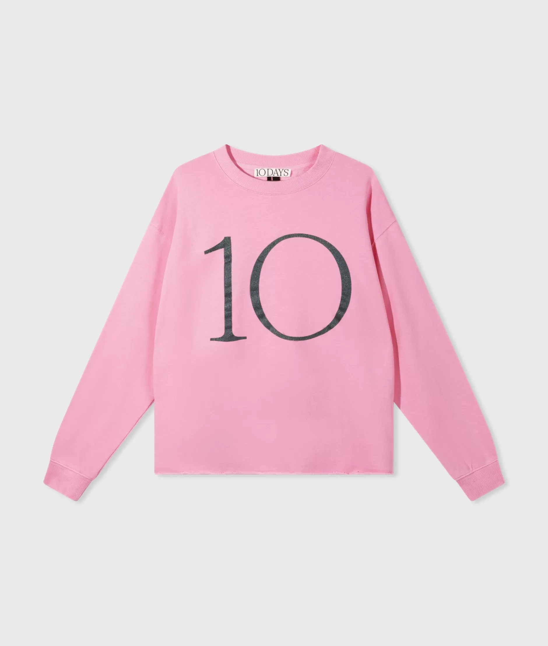 10Days Felpa Donna con Logo Ricamato - Stile Casual e Confortevole per Tutto il Giorno