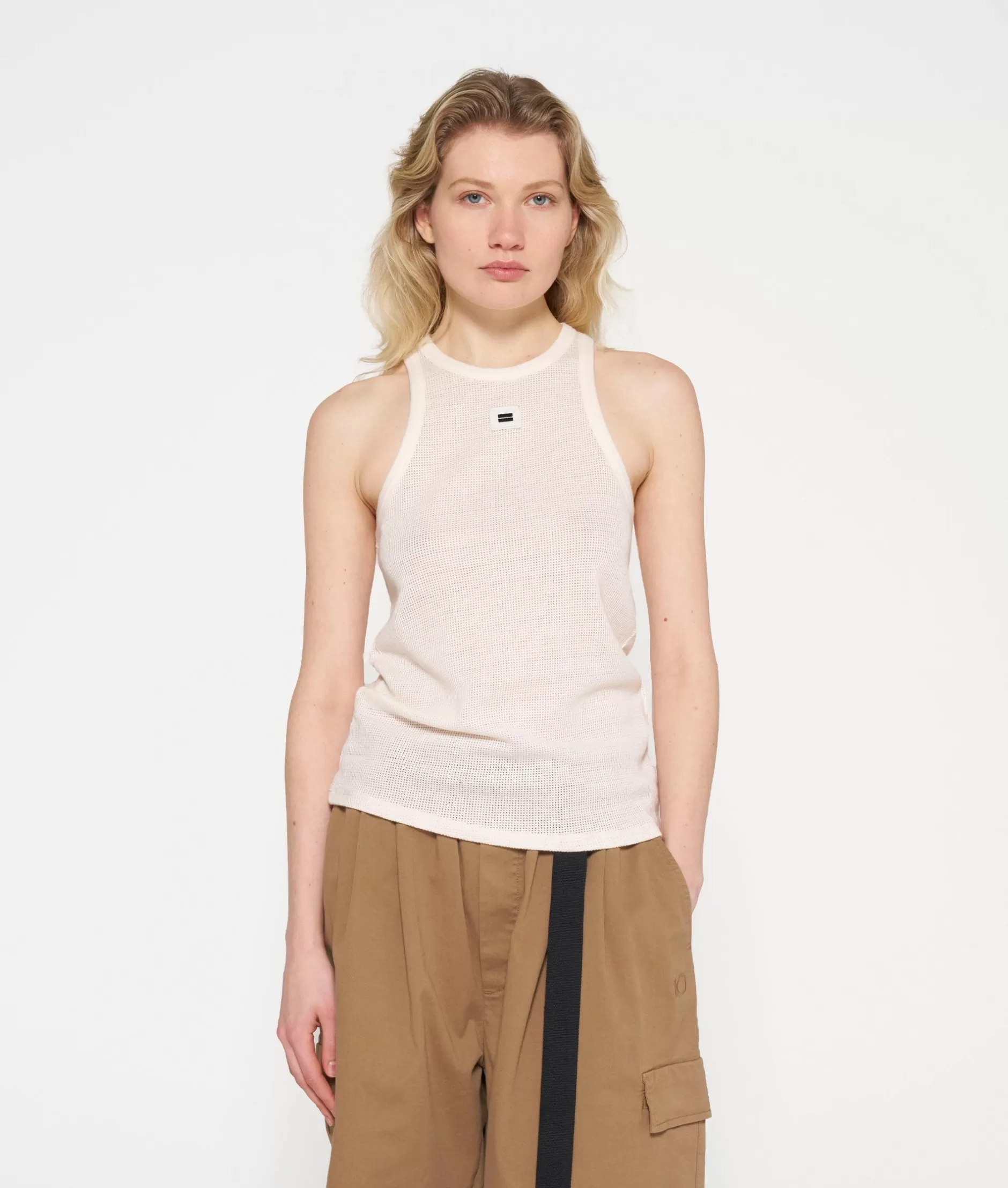 Maglia Tank Top Donna 10DAYS - Rete Traspirante per Estate 2024