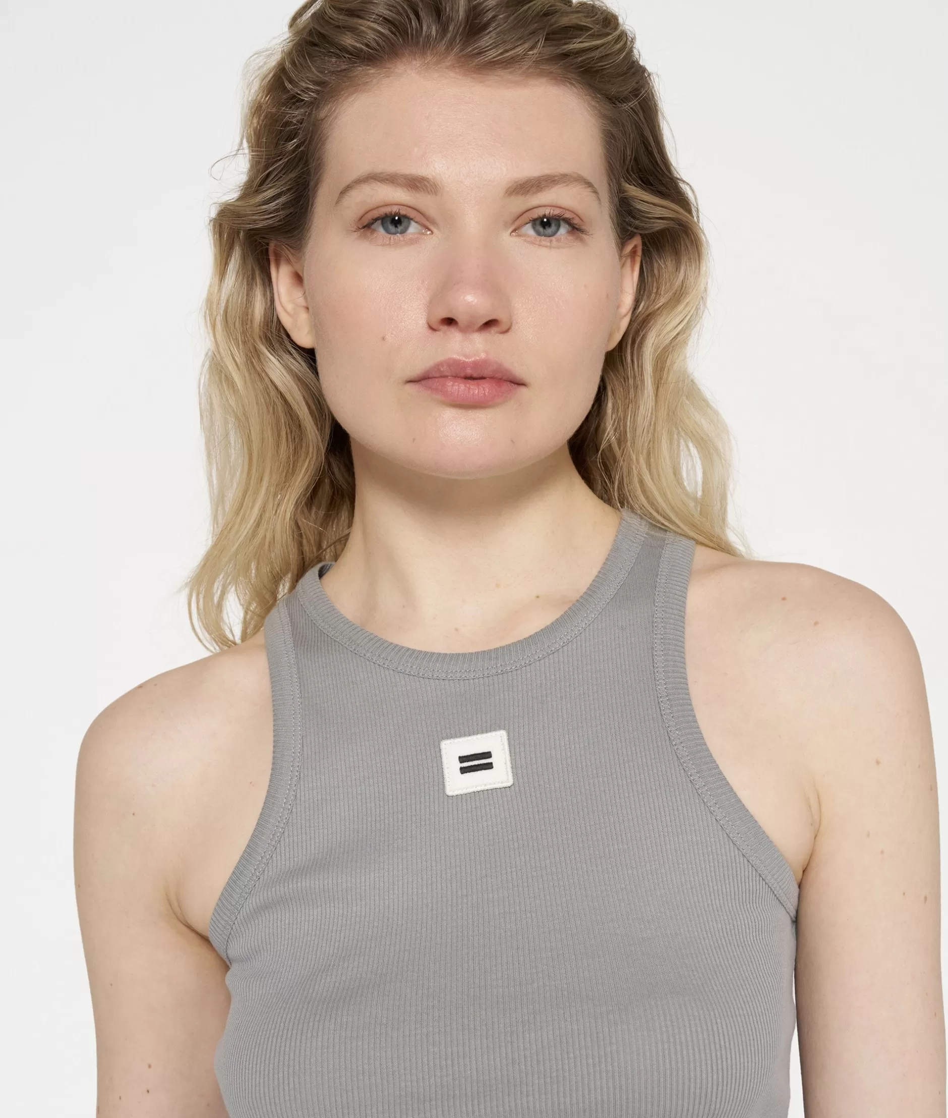 Donna 10-DAYS Top Essential - Canottiera in Punto Ruvido con Design Essenziale