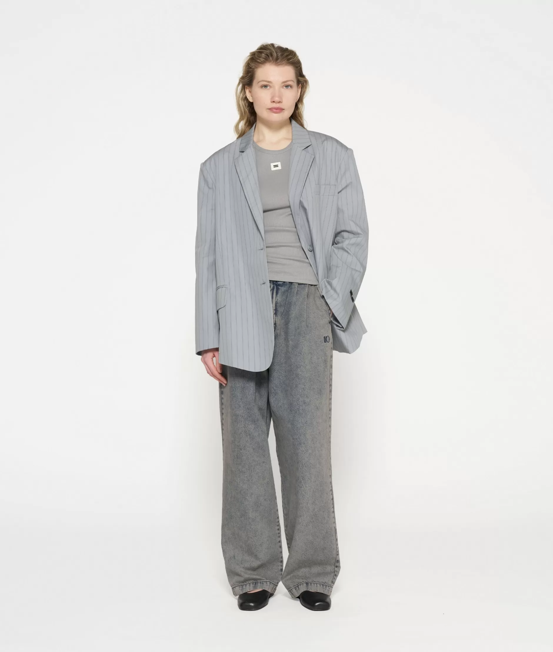 Donna 10-DAYS Top Essential - Canottiera in Punto Ruvido con Design Essenziale