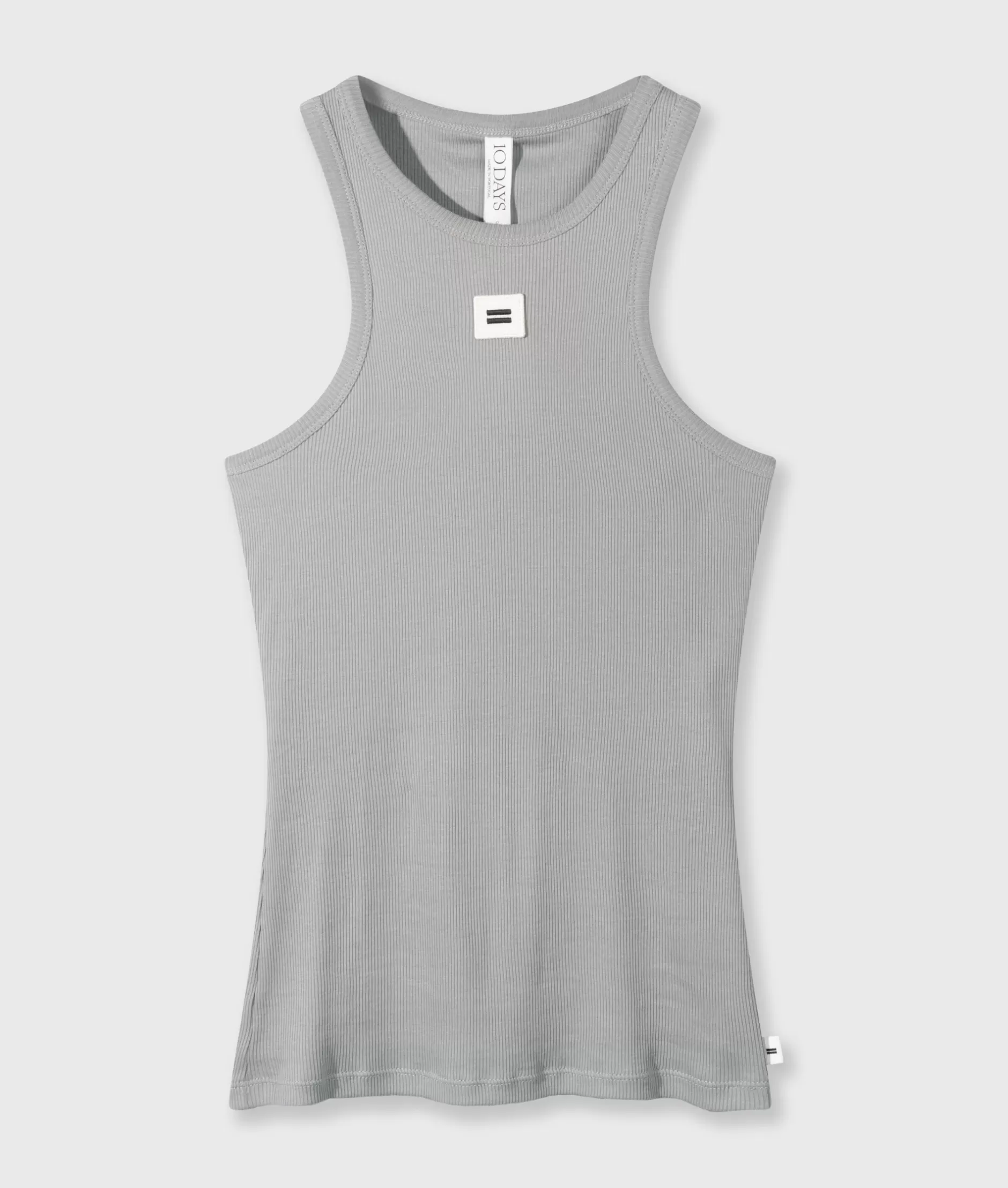 Donna 10-DAYS Top Essential - Canottiera in Punto Ruvido con Design Essenziale